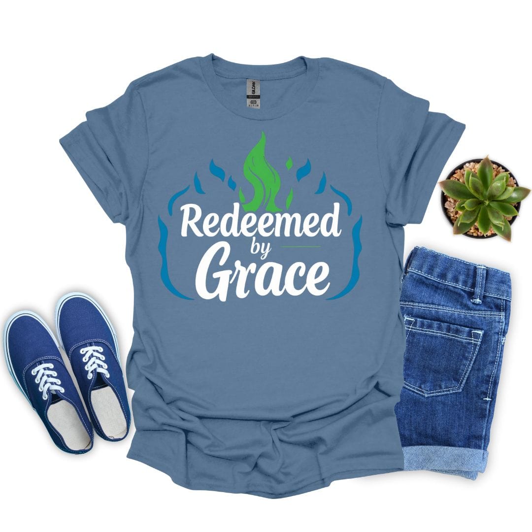 Redeemed by Grace With Fire T-Shirt