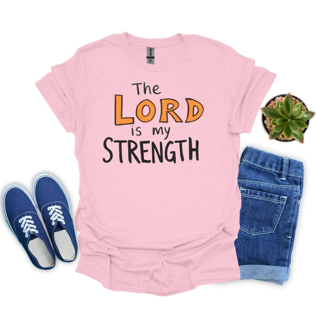 The Lord is My Strength Hand Drawn T-Shirt