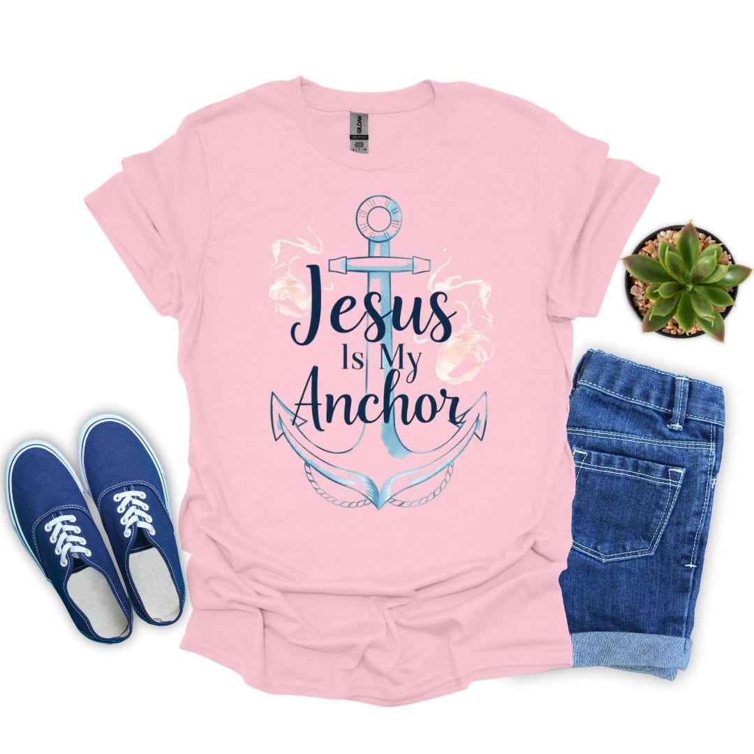 Jesus Is My Anchor Cursive T-Shirt