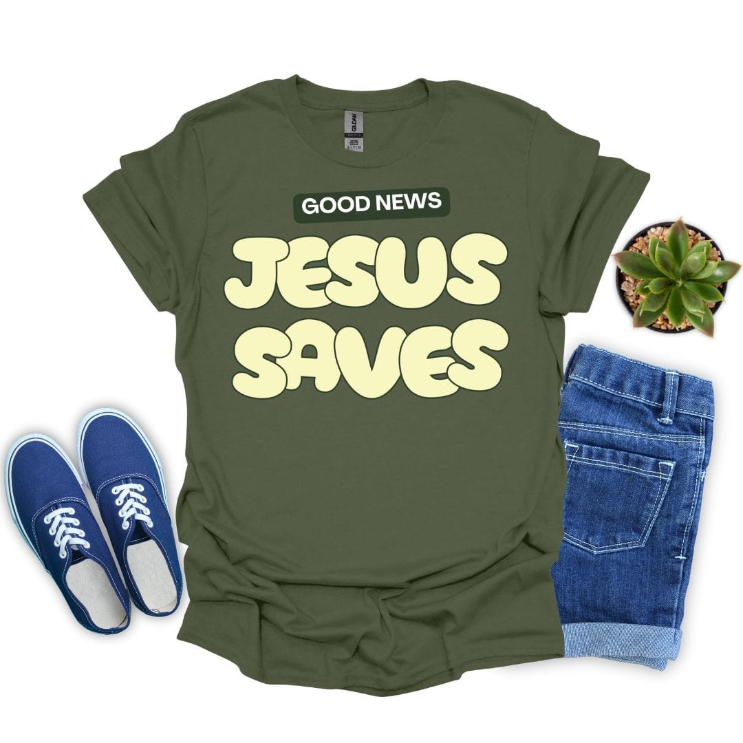 Good News Jesus Saves T-Shirt