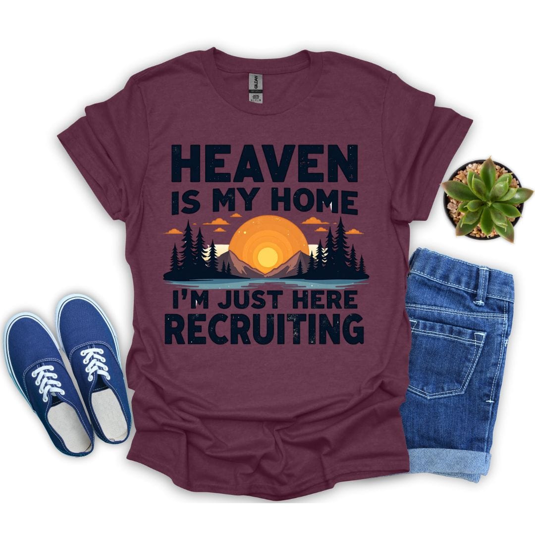 Heaven is my Home with Mountain T-Shirt