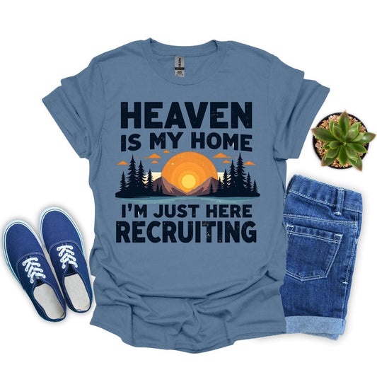 Heaven is my Home with Mountain T-Shirt