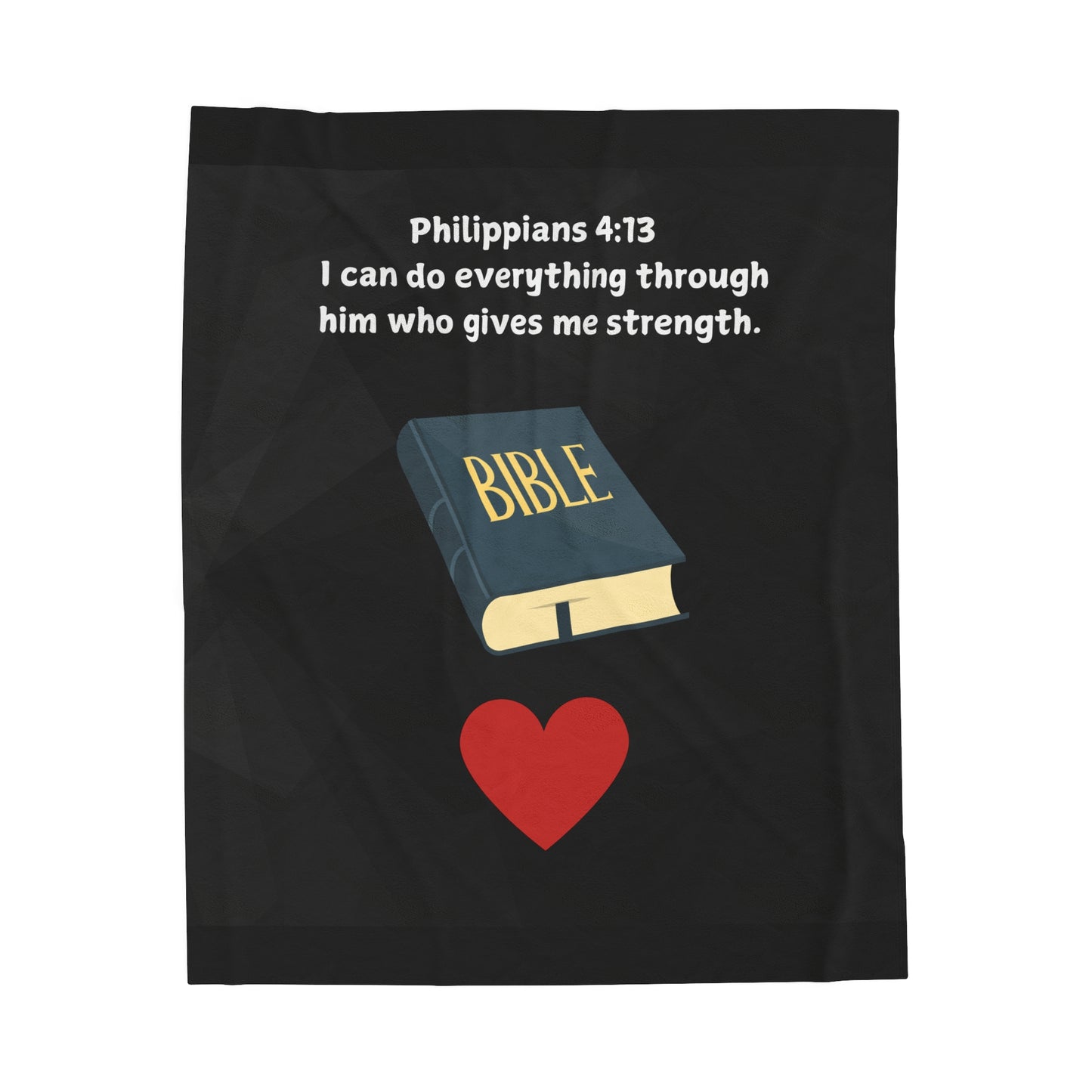 Faith & Strength – Philippians 4:13 Blanket