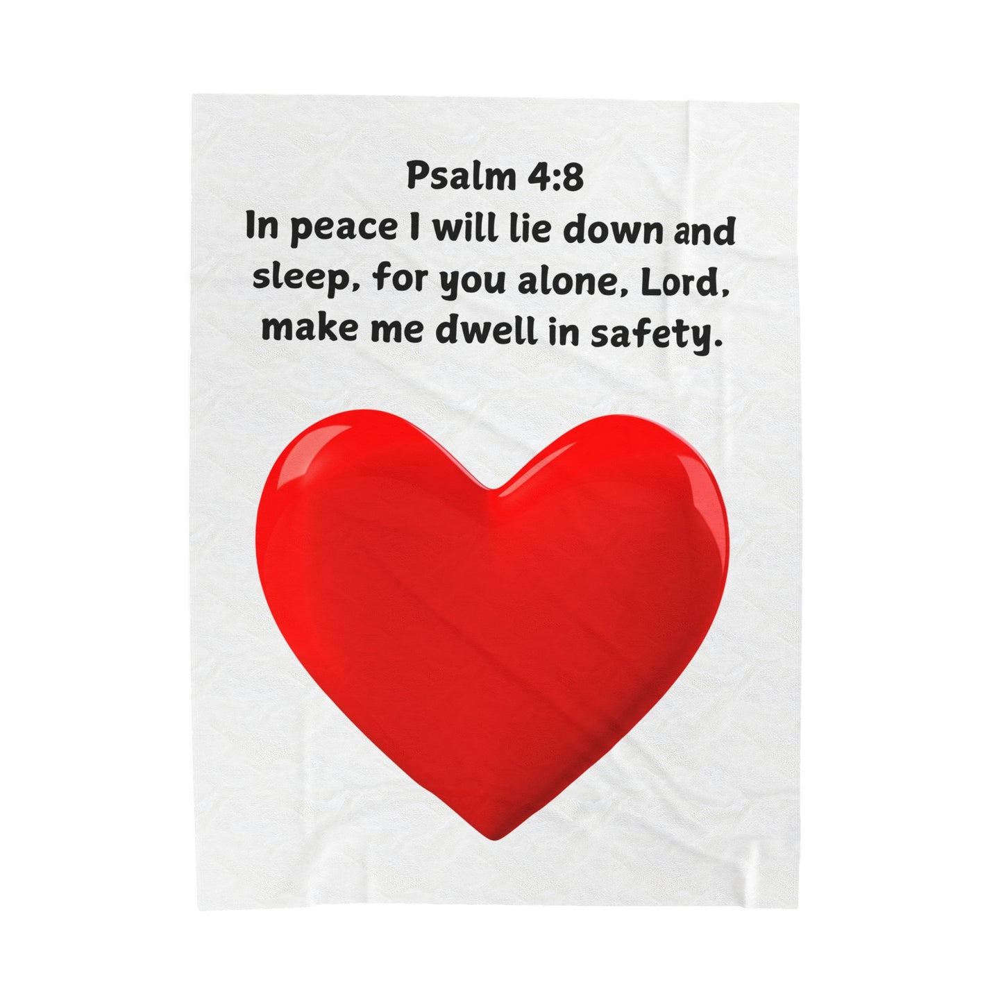 Peace & Rest Blanket – Psalm 4:8