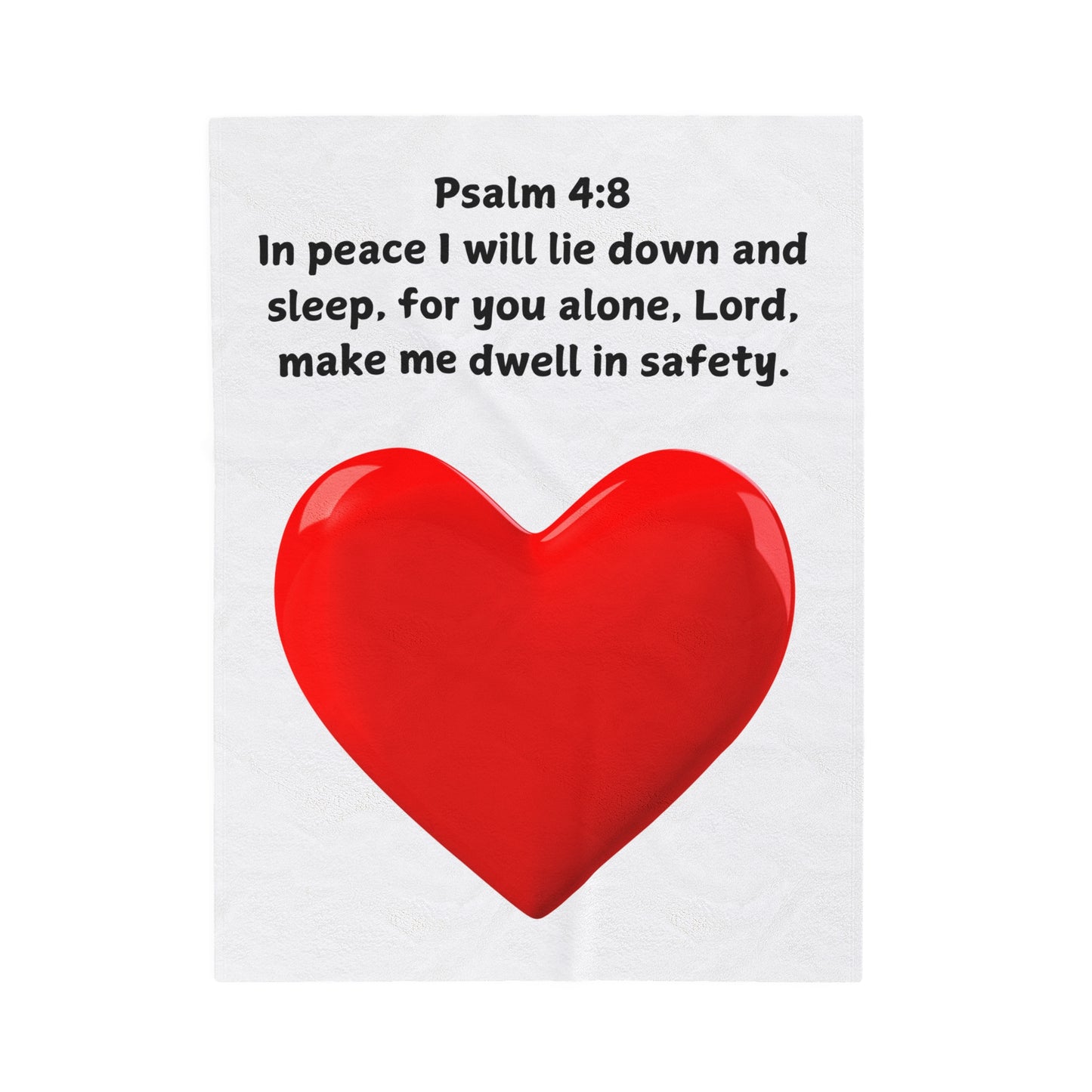 Peace & Rest Blanket – Psalm 4:8