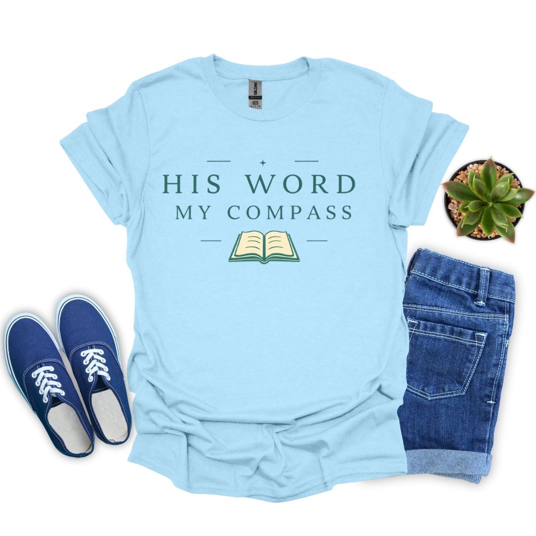His Word, My Compass Minimalist T-Shirt