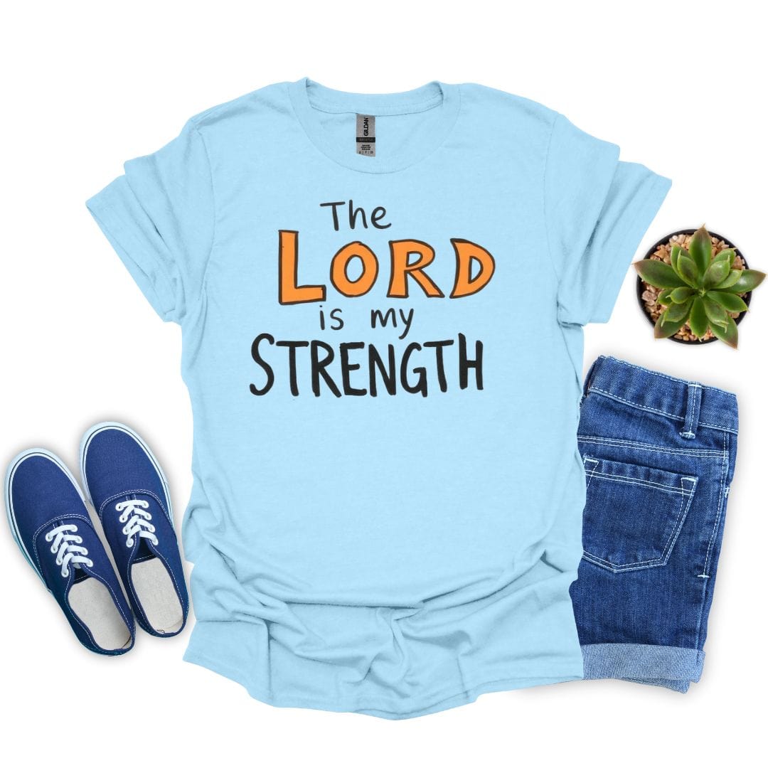 The Lord is My Strength Hand Drawn T-Shirt