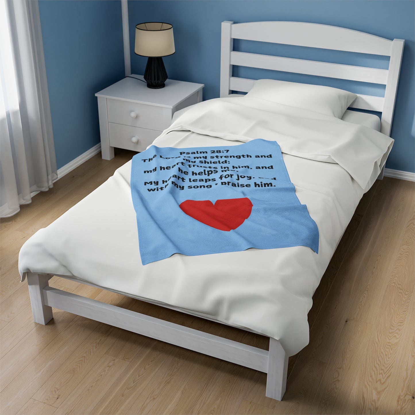 Strength & Shield Blanket- Psalm 28:7