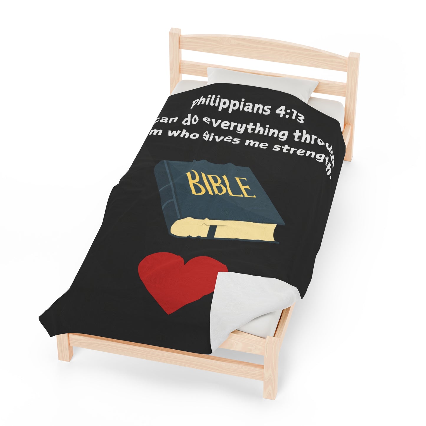 Faith & Strength – Philippians 4:13 Blanket