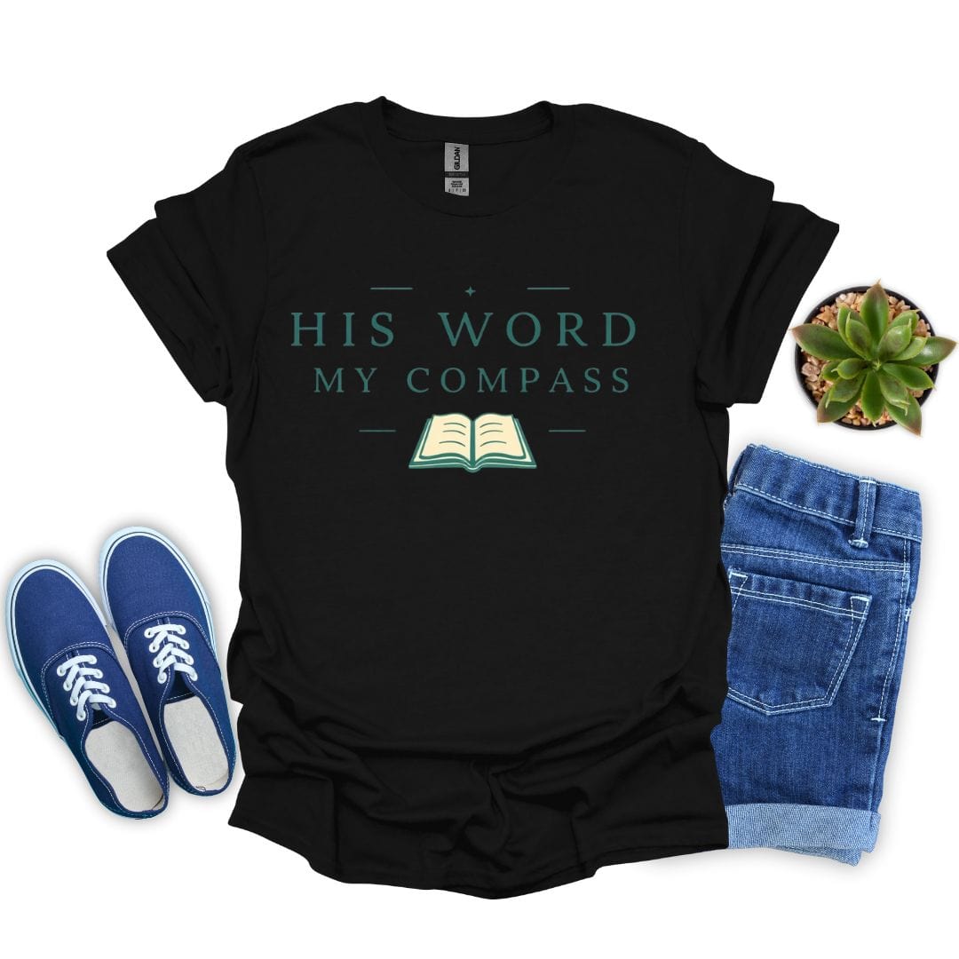 His Word, My Compass Minimalist T-Shirt