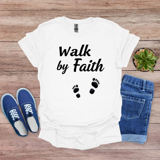 Walk By Faith Simple T-Shirt