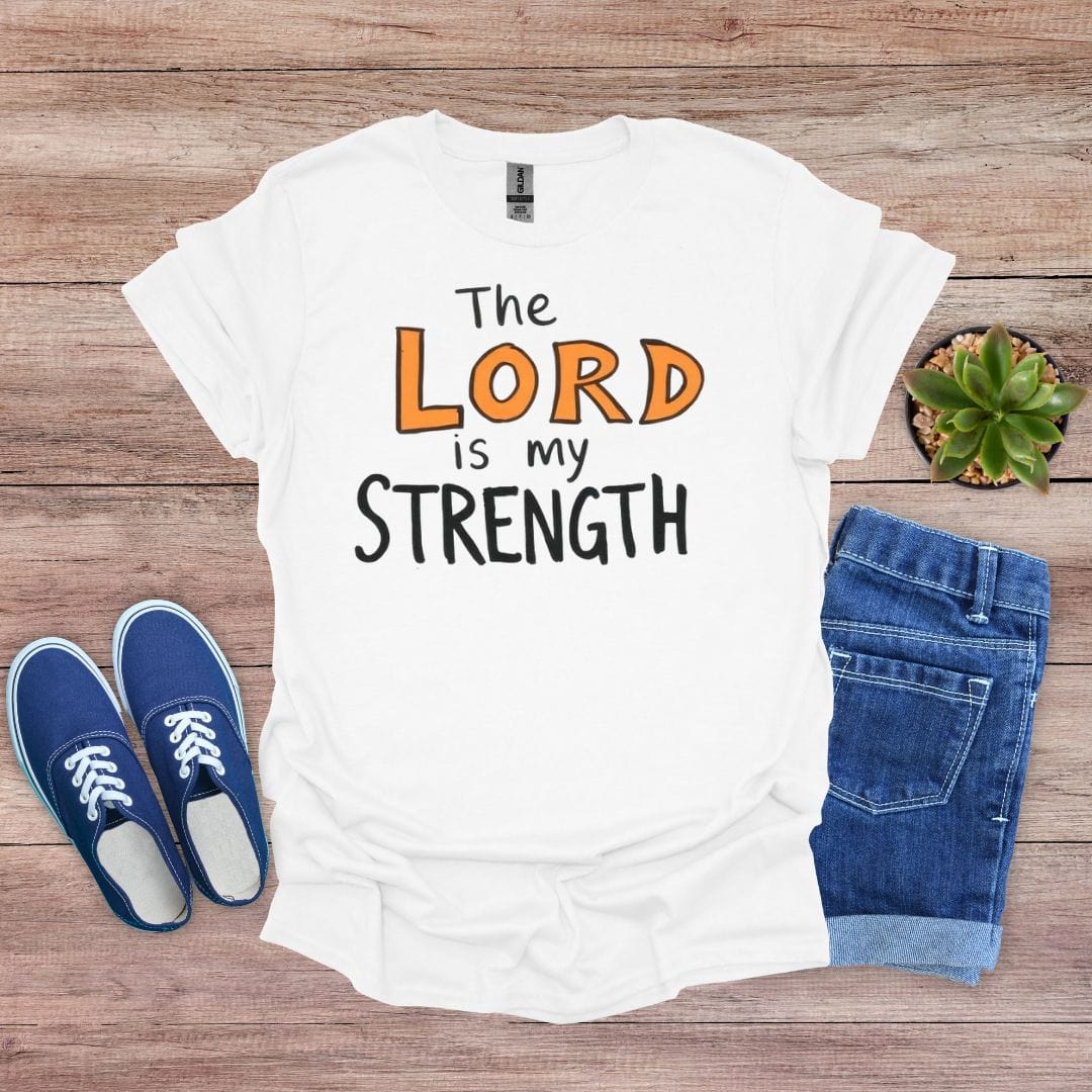 The Lord is My Strength Hand Drawn T-Shirt