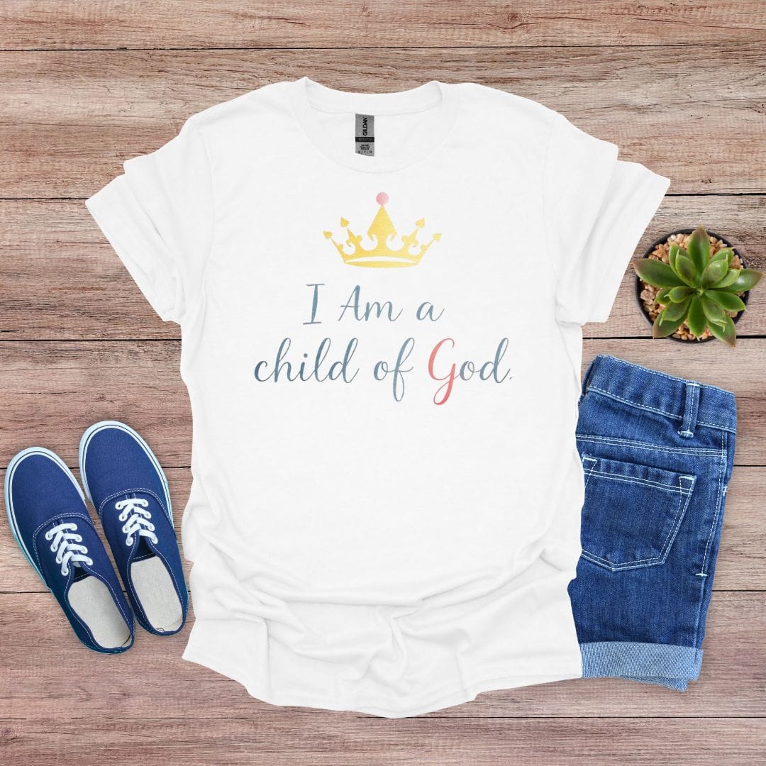 I Am a Child of God Handwritten T-Shirt