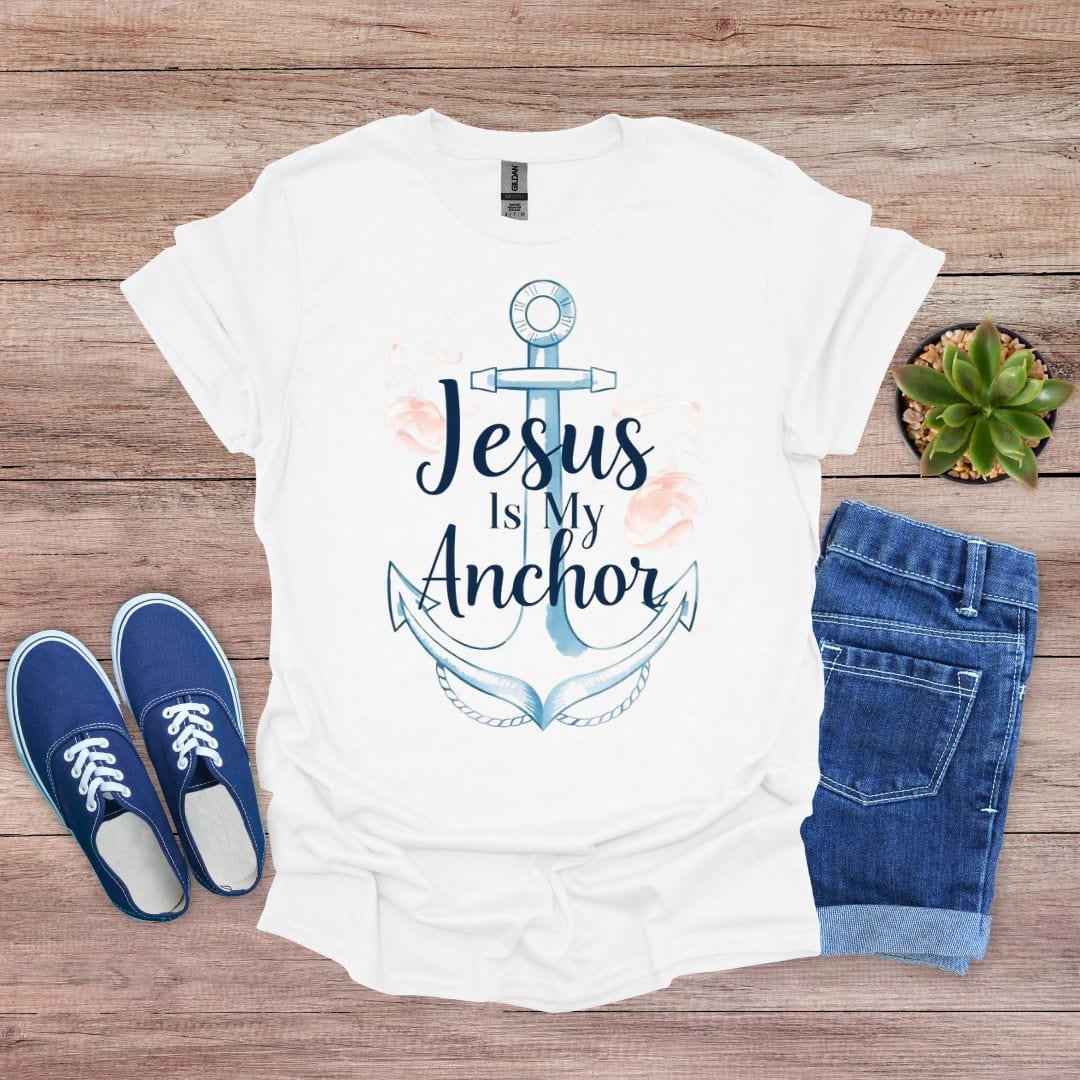 Jesus Is My Anchor Cursive T-Shirt