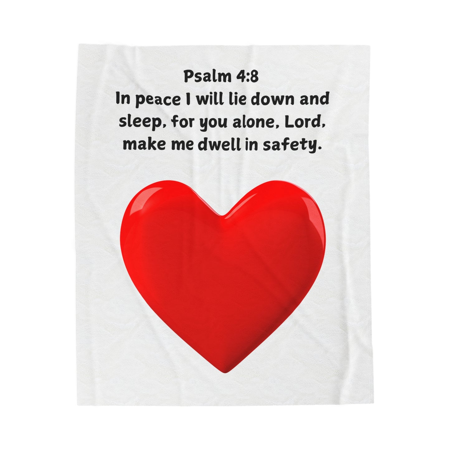 Peace & Rest Blanket – Psalm 4:8