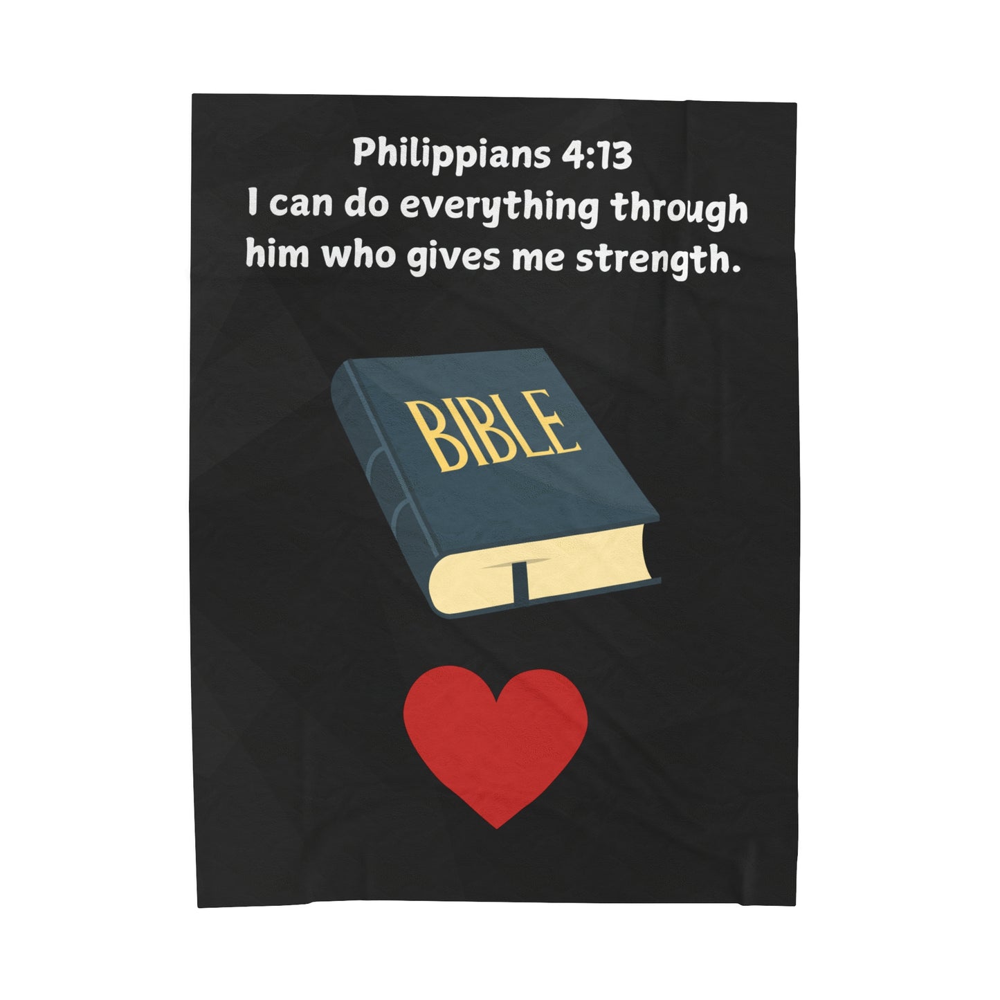 Faith & Strength – Philippians 4:13 Blanket