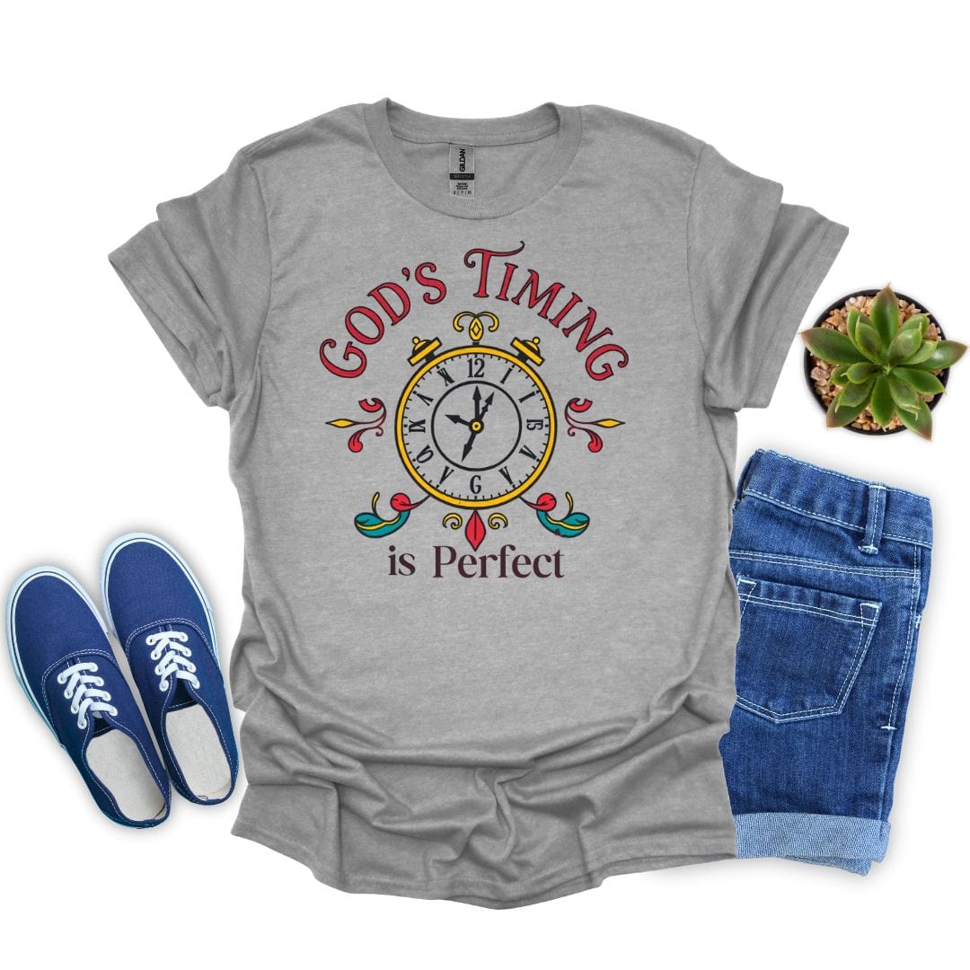 God's Timing with Watch T-Shirt