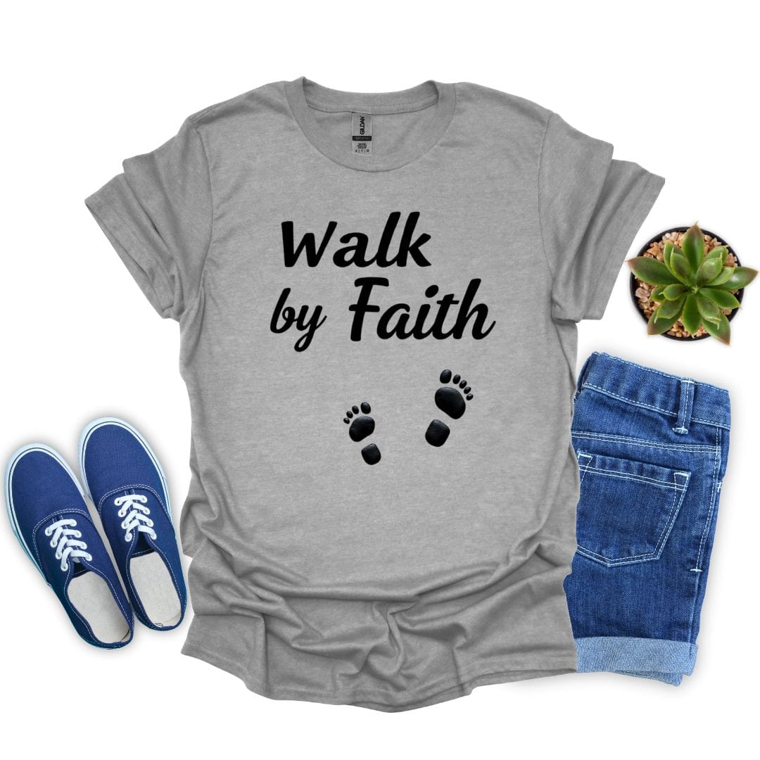 Walk By Faith Simple T-Shirt