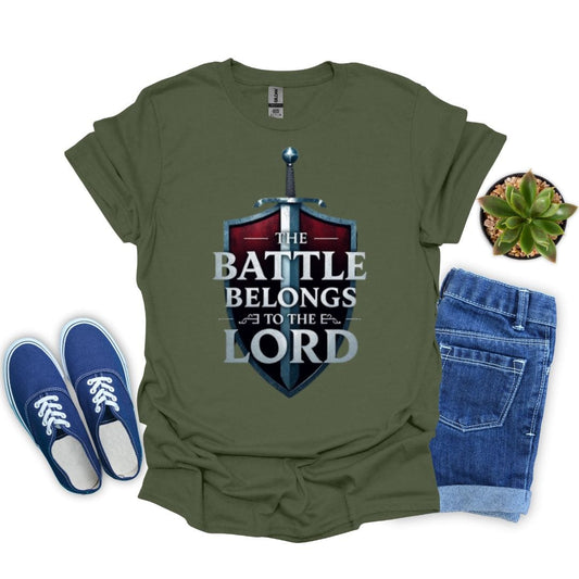 The Battle Belongs to the Lord T-Shirt