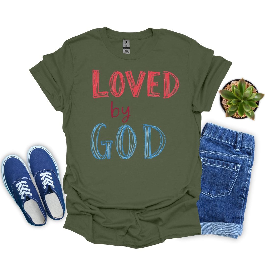 Loved By God Drawing T-Shirt