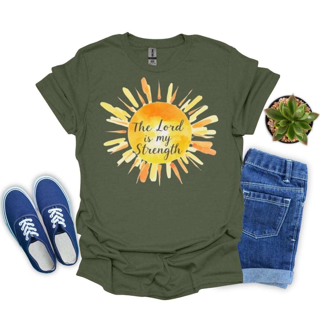 The Lord is My Strength with Sun T-Shirt