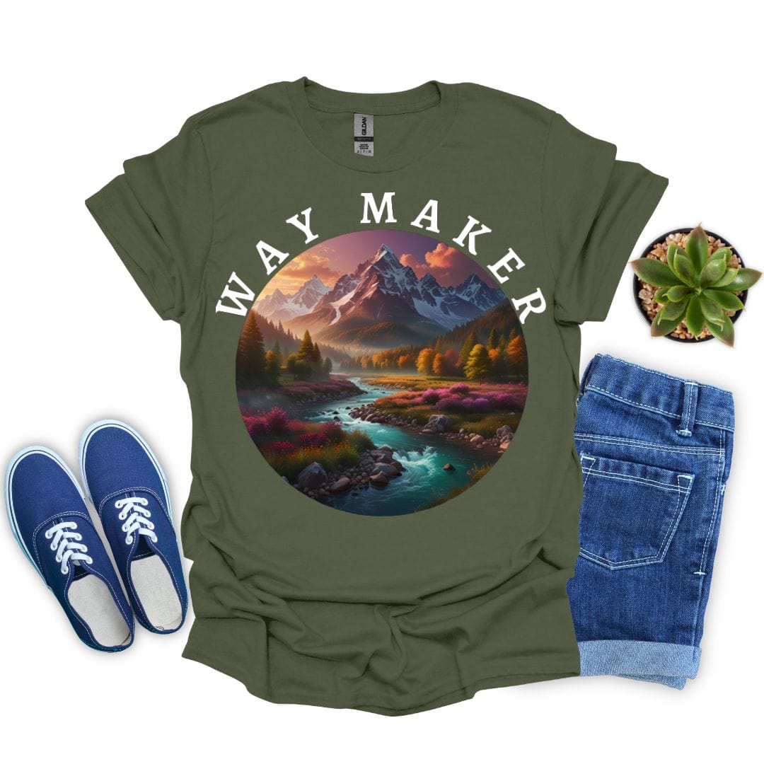Way Maker- Mountain T-Shirt
