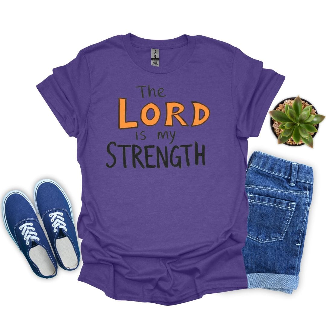 The Lord is My Strength Hand Drawn T-Shirt
