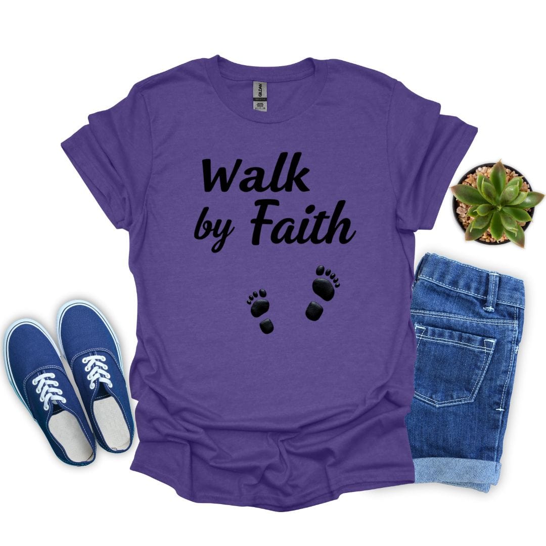Walk By Faith Simple T-Shirt