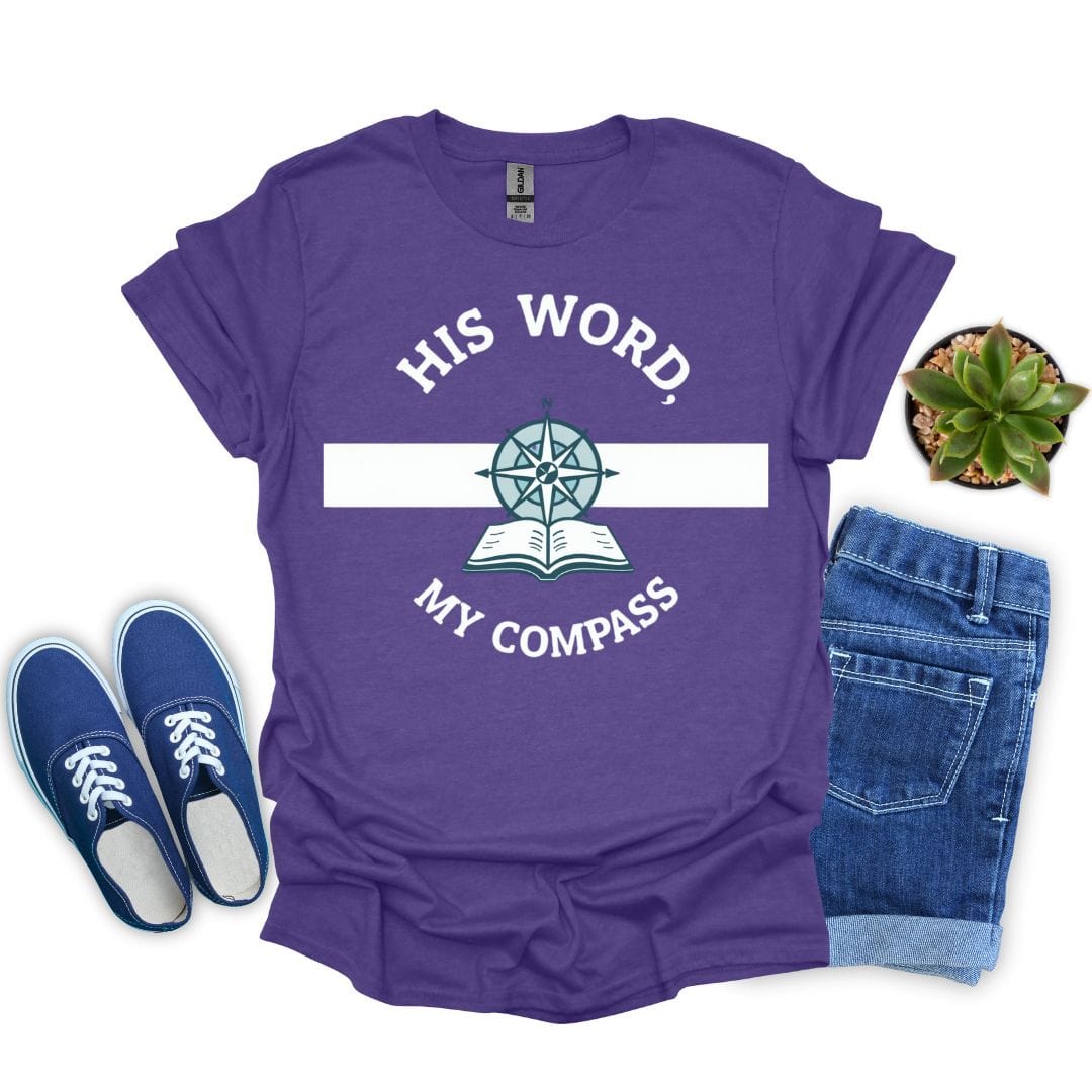 His Word, My Compass With Design T-Shirt