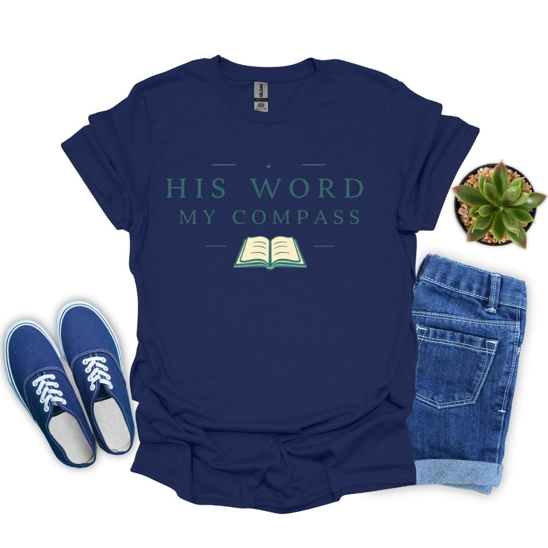 His Word, My Compass Minimalist T-Shirt