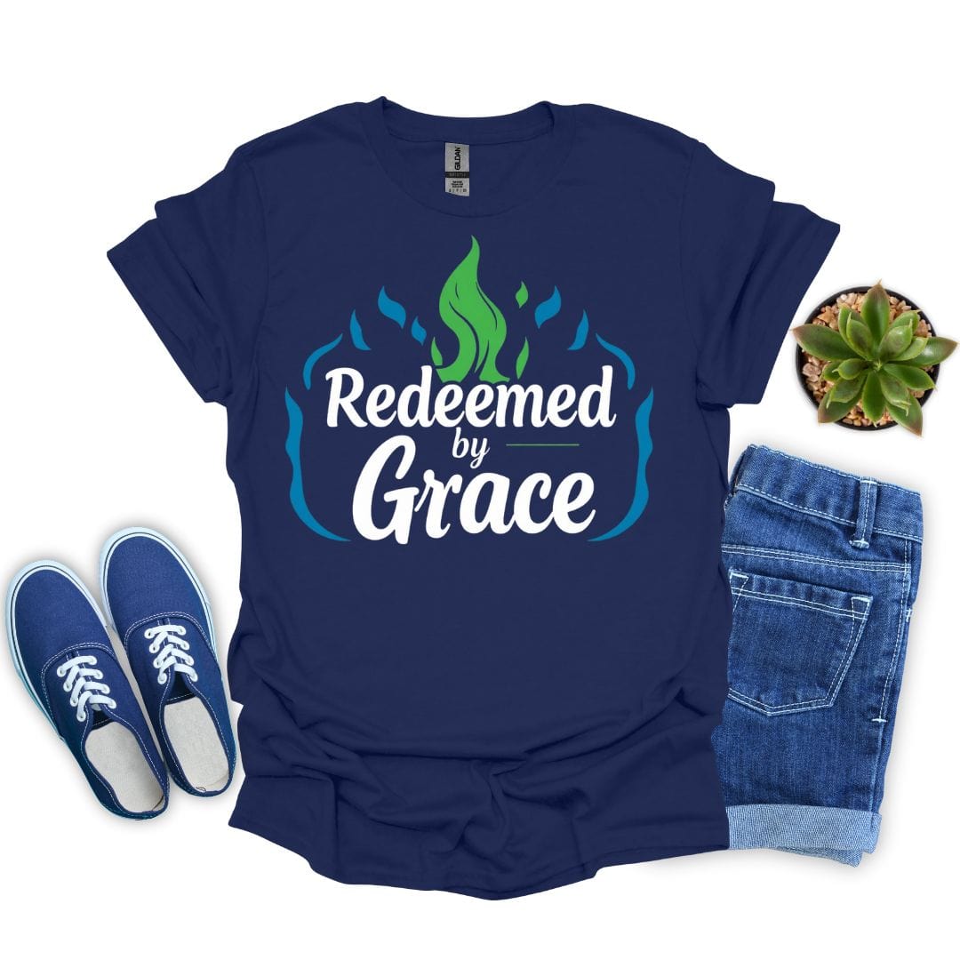 Redeemed by Grace With Fire T-Shirt