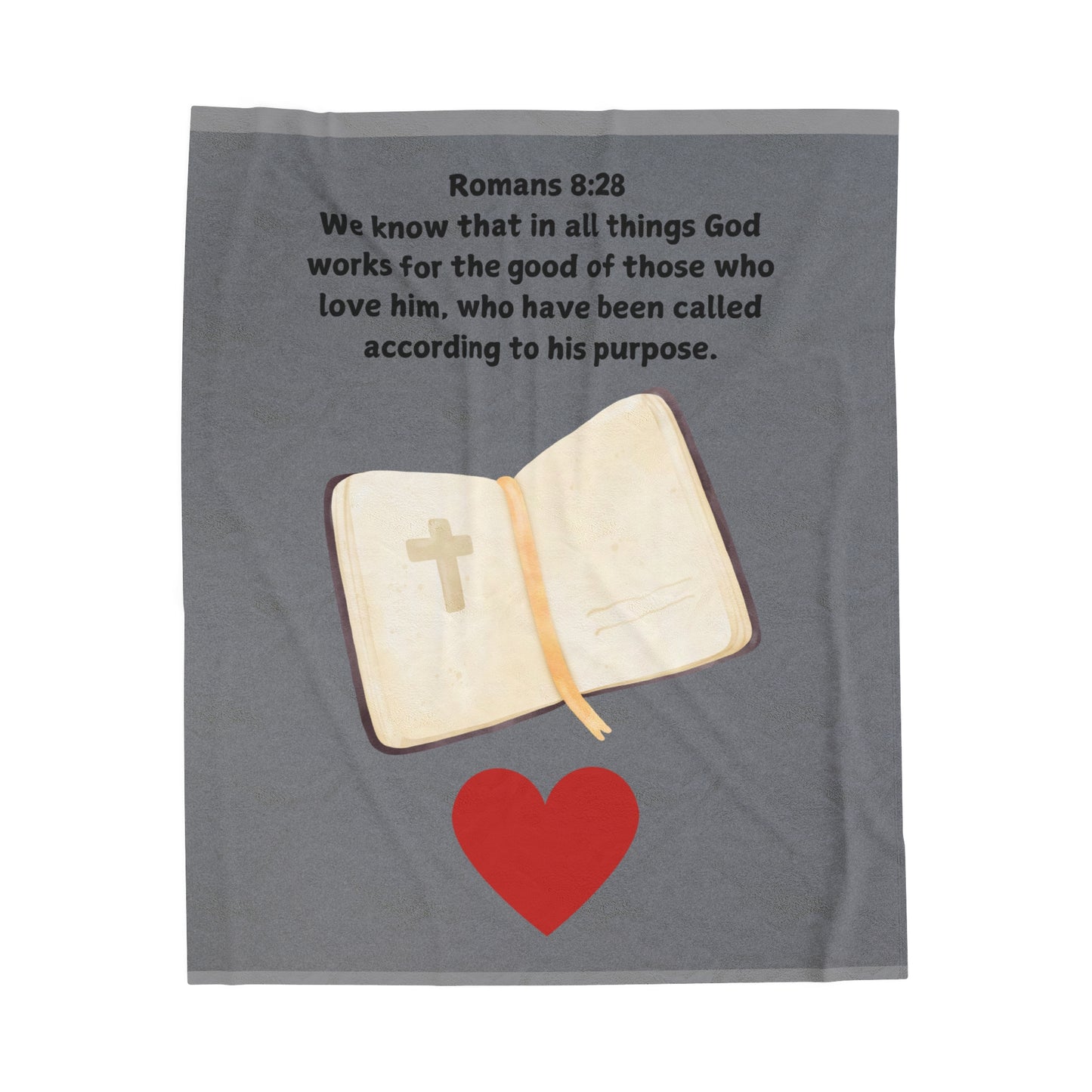 Faith & Purpose Blanket – Romans 8:28: All Things Work Together for Good