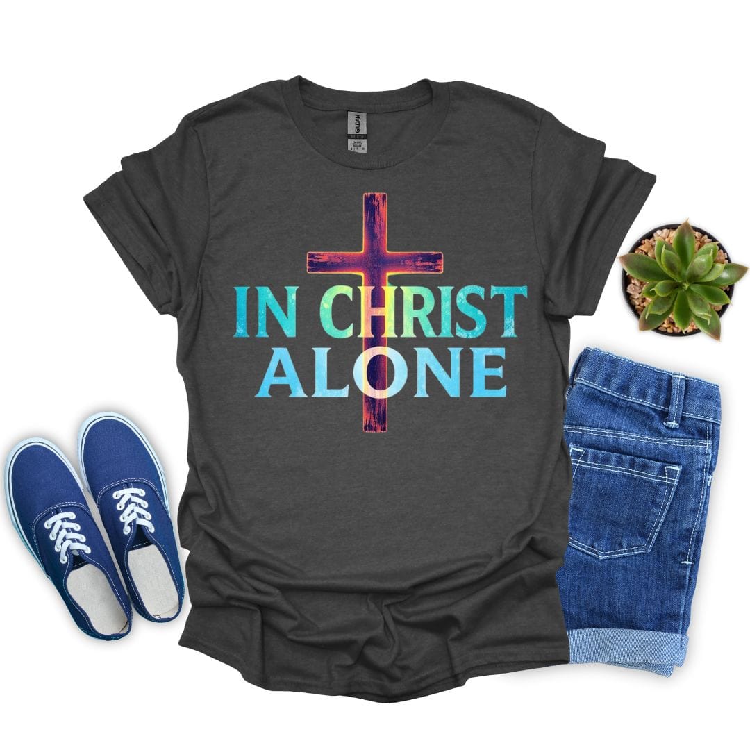 In Christ Alone Glowing T-Shirt