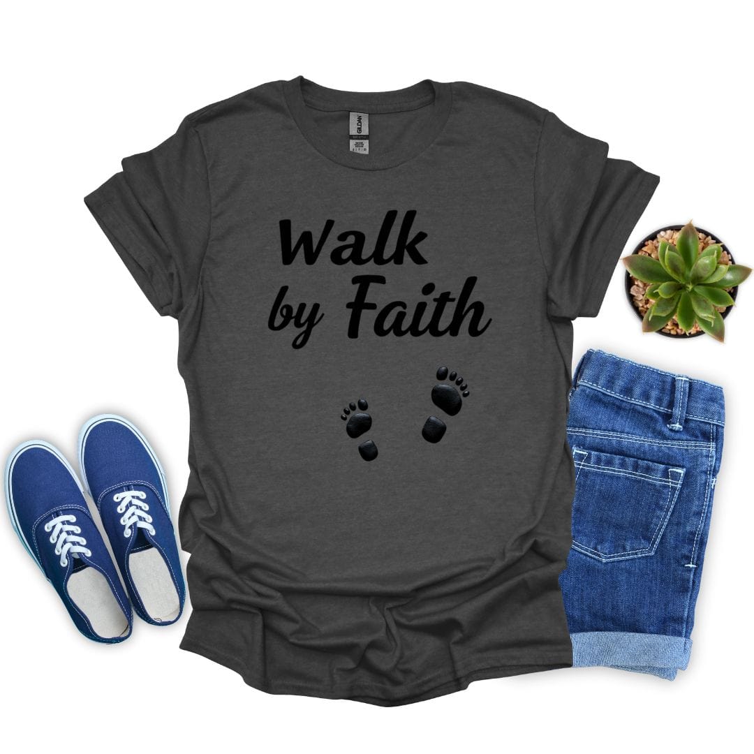 Walk By Faith Simple T-Shirt