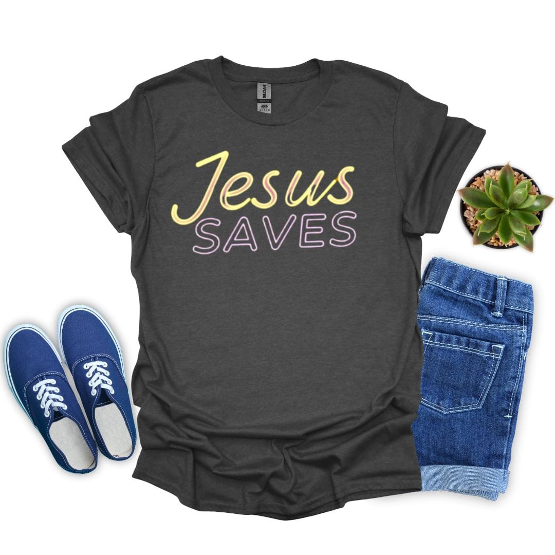 Jesus Saves Glowing T-Shirt