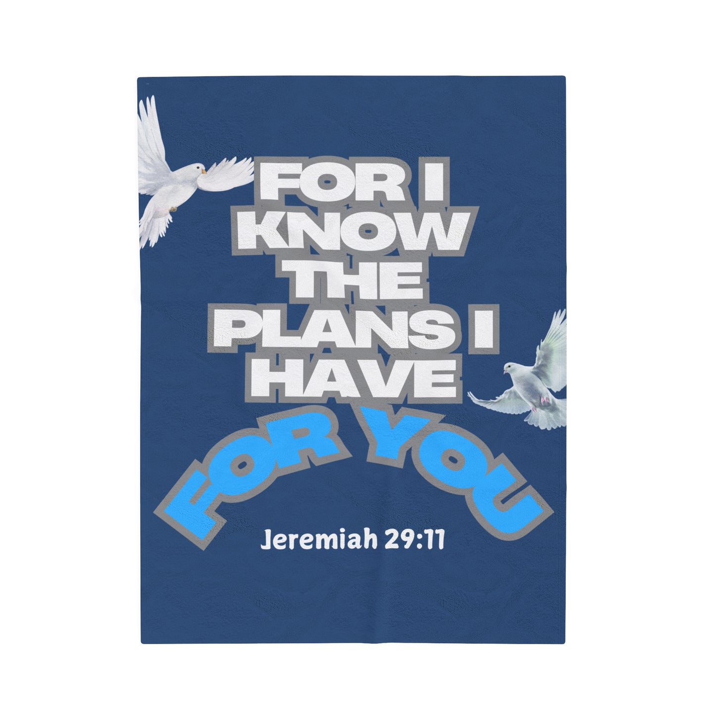 Hope & Future Blanket- Jeremiah 29:11