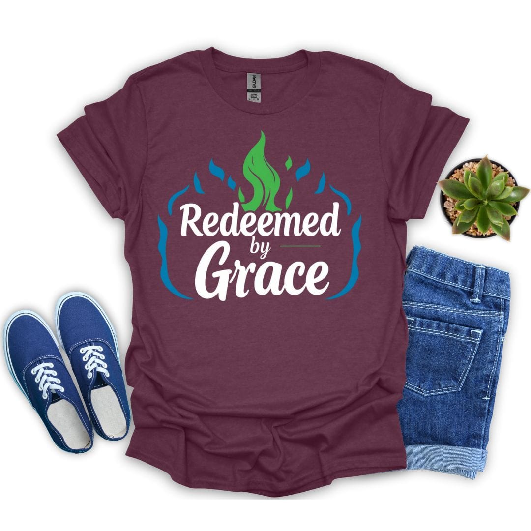 Redeemed by Grace With Fire T-Shirt