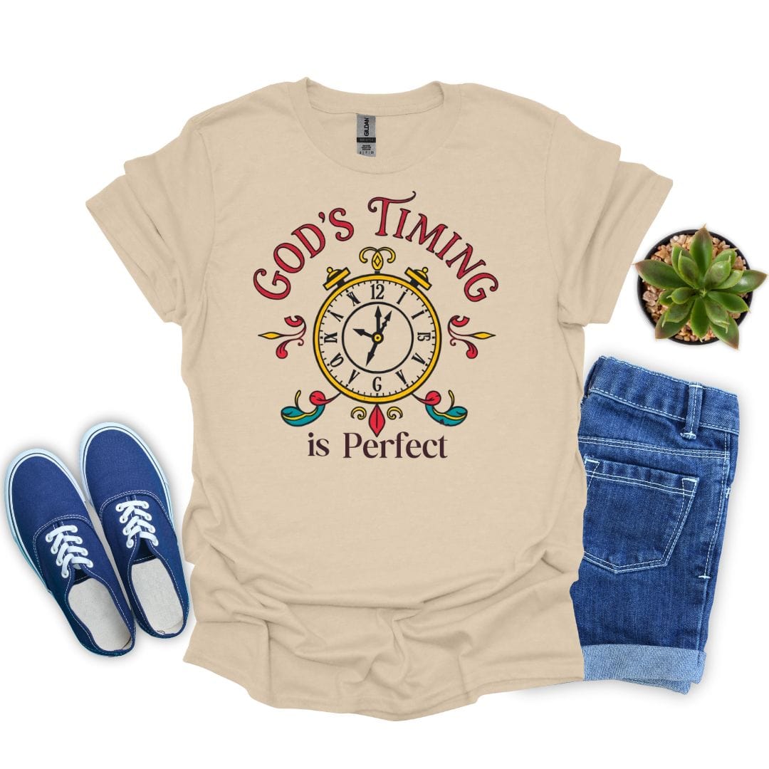 God's Timing with Watch T-Shirt