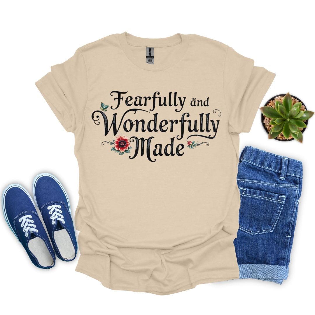Fearfully and Wonderfully Made Elegant T-Shirt