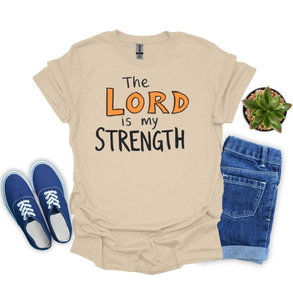 The Lord is My Strength Hand Drawn T-Shirt