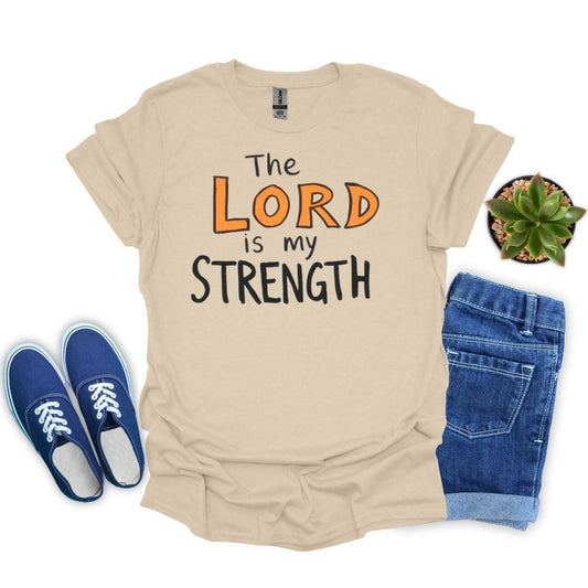 The Lord is My Strength Hand Drawn T-Shirt
