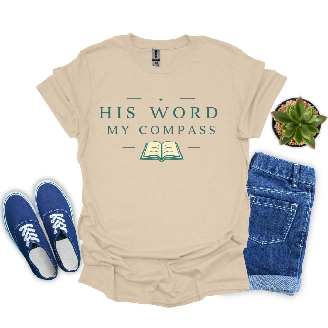 His Word, My Compass Minimalist T-Shirt